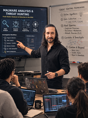 A Practical Malware Analysis & Threat Hunting with Memory Forensics, Endpoint Telemetry, & AI-Driven Hunting - Monnappa K A & Sajan Shetty - DCSG2026